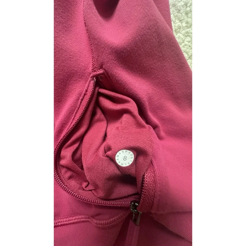Lululemon In Stride Jacket Violet Red Size 8